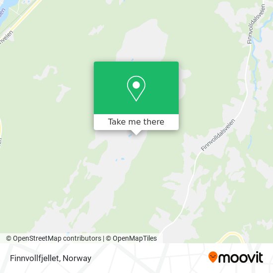 Finnvollfjellet map