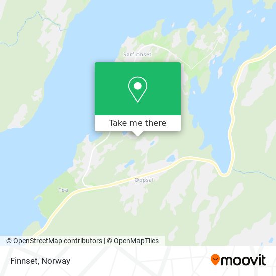 Finnset map