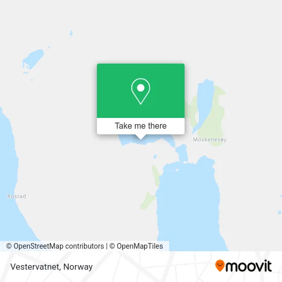 Vestervatnet map