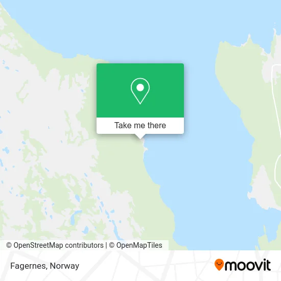 Fagernes map