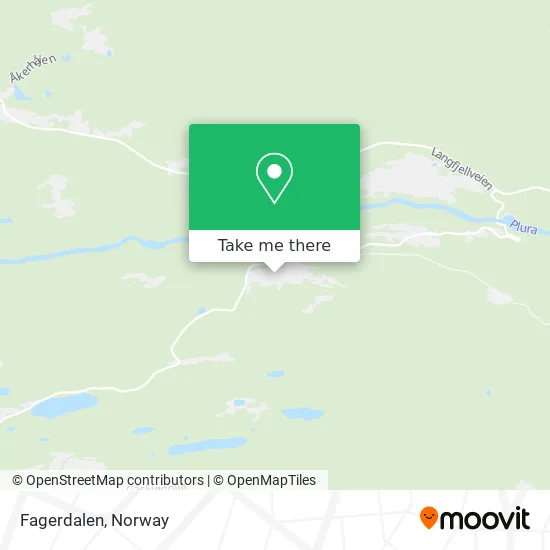 Fagerdalen map