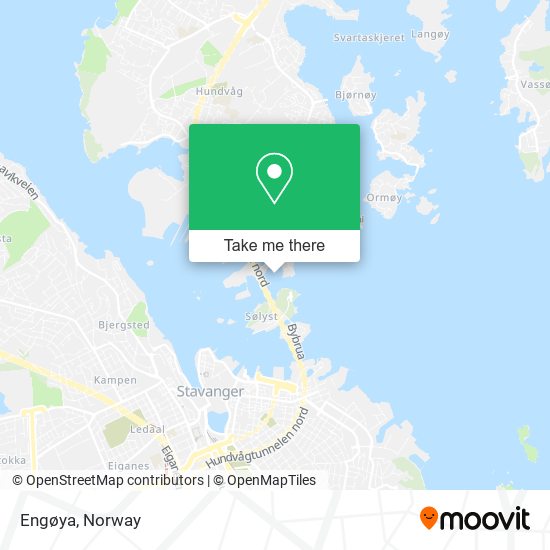 Engøya map