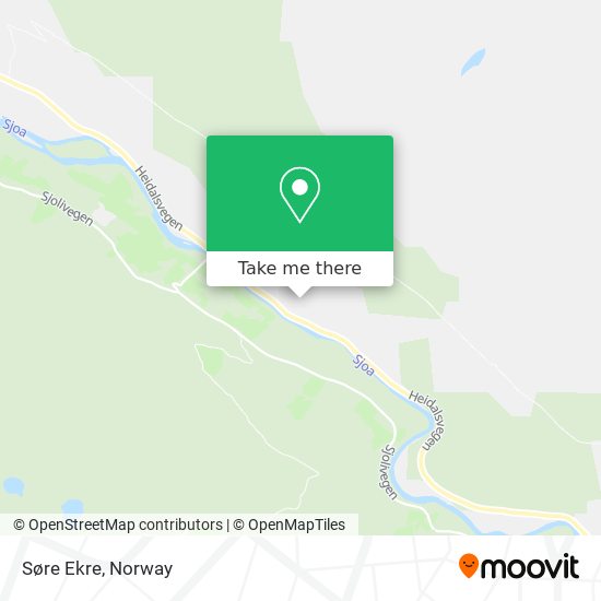 Søre Ekre map