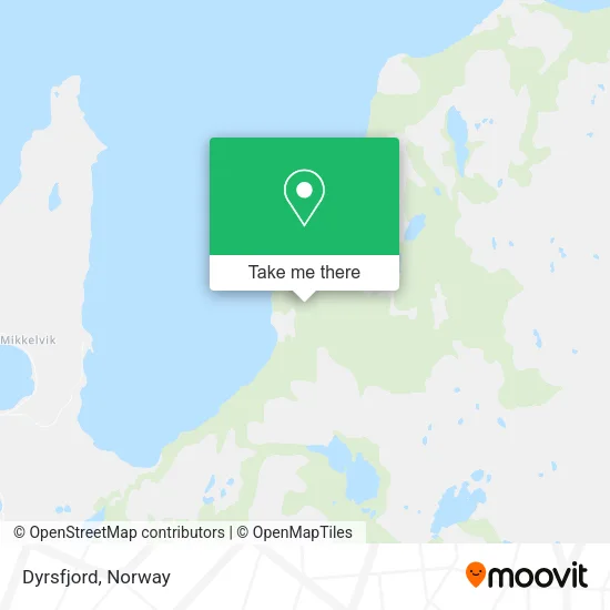 Dyrsfjord map