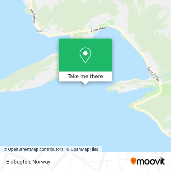 Eidbugten map