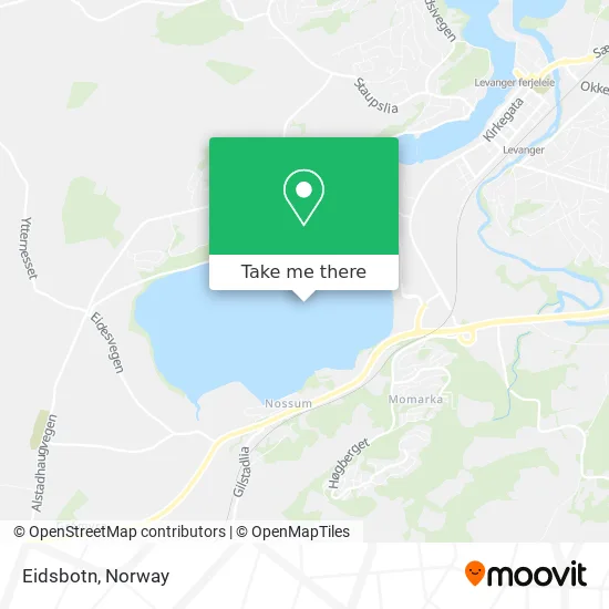 Eidsbotn map