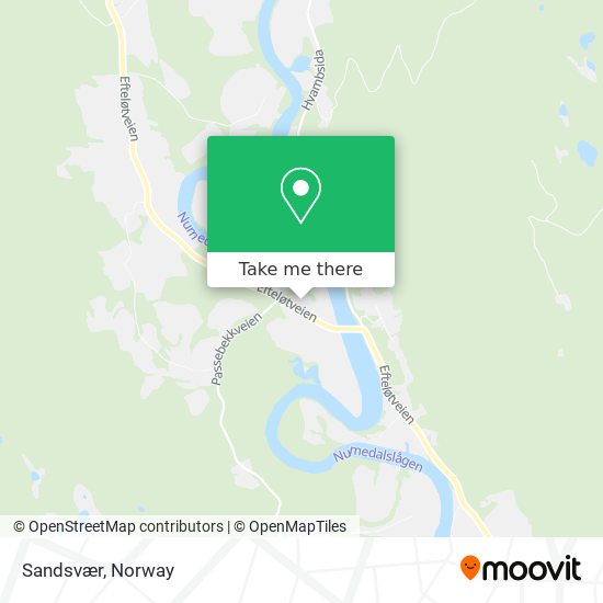 Sandsvær map