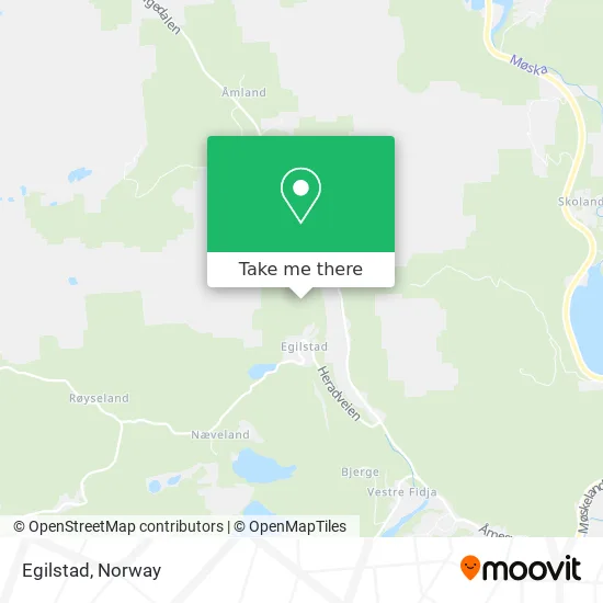 Egilstad map