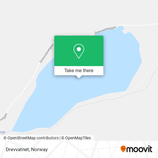 Drevvatnet map