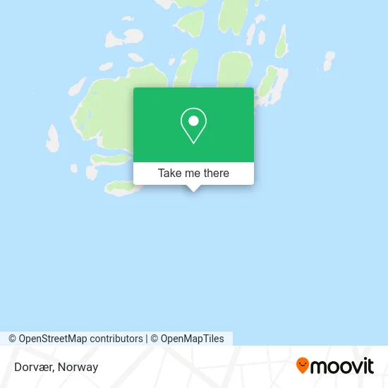 Dorvær map