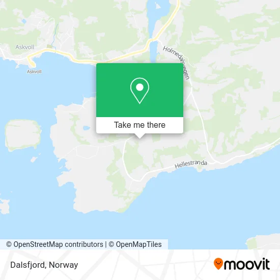 Dalsfjord map
