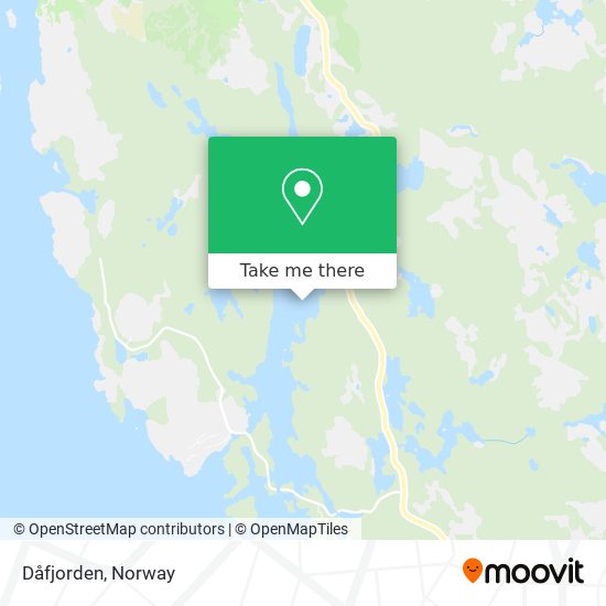 Dåfjorden map