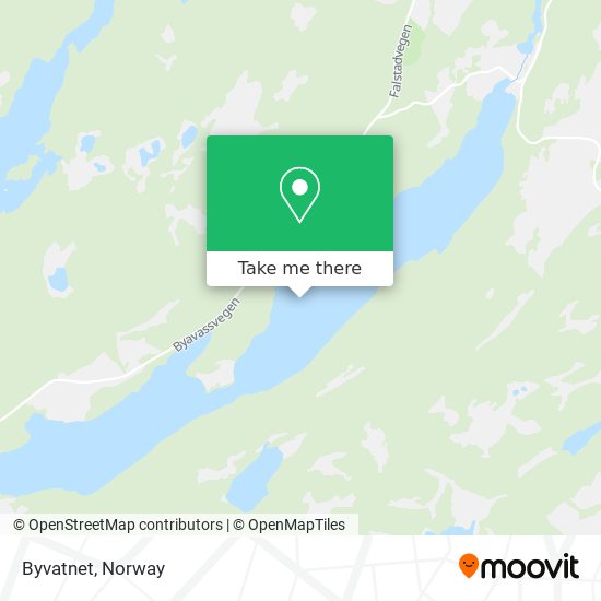 Byvatnet map