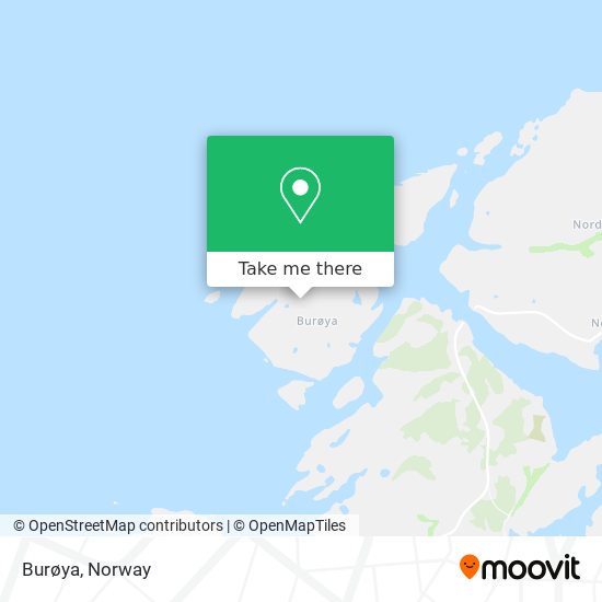 Burøya map