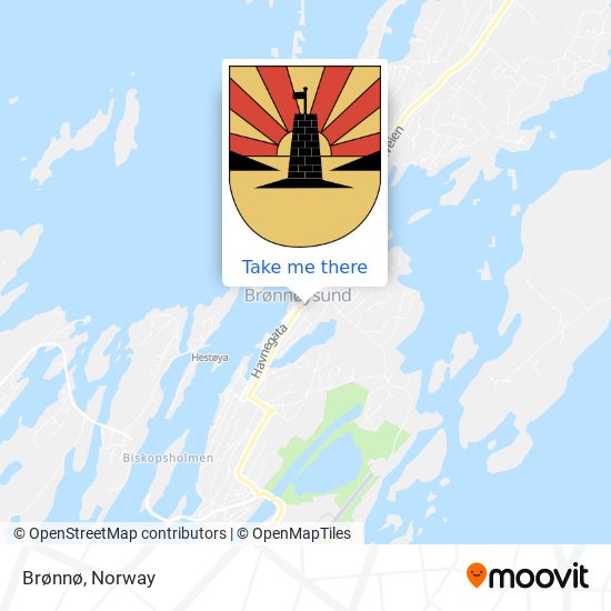 Brønnø map