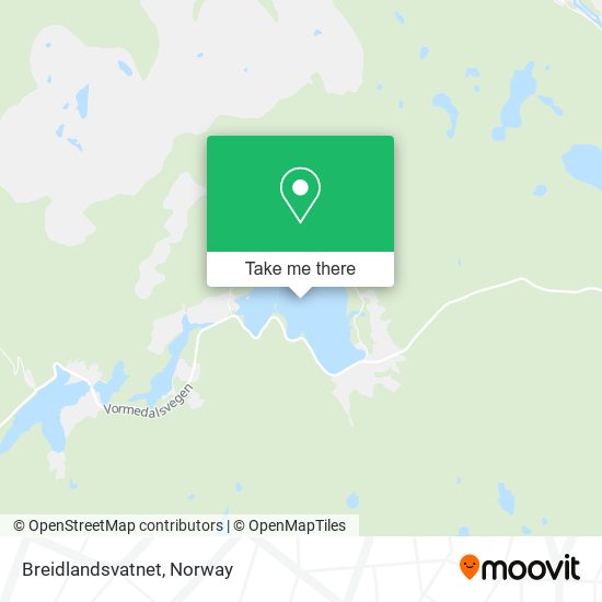 Breidlandsvatnet map