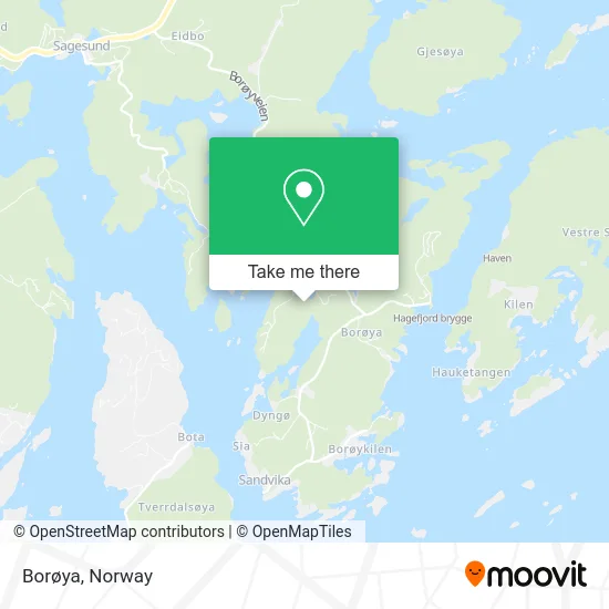 Borøya map