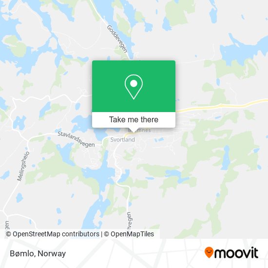 Bømlo map