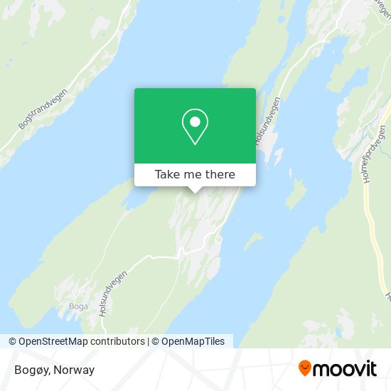 Bogøy map