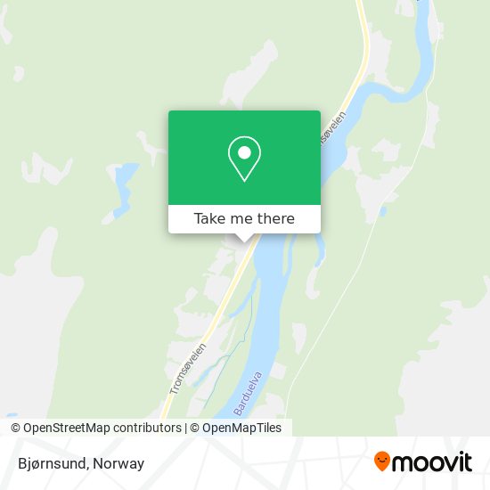 Bjørnsund map