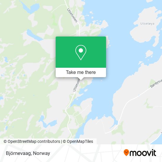 Björnevaag map