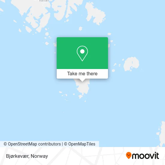 Bjørkevær map