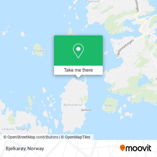 Bjelkarøy map