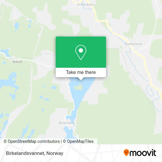 Birkelandsvannet map
