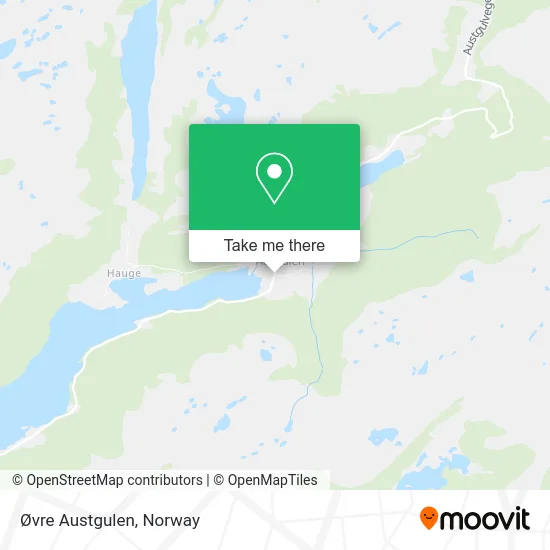 Øvre Austgulen map