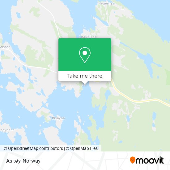 Askøy map