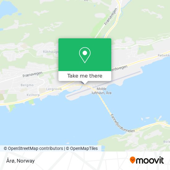 Årø map