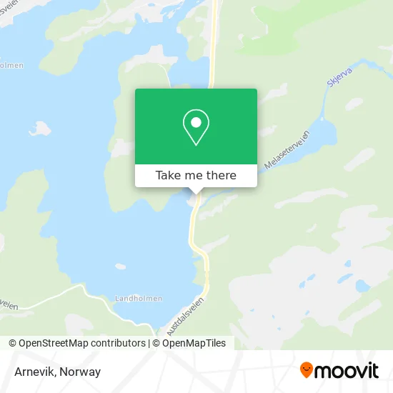 Arnevik map