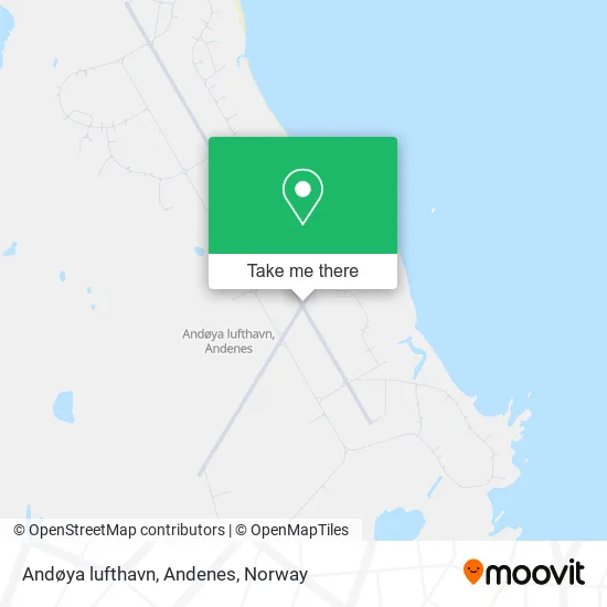 Andøya lufthavn, Andenes map