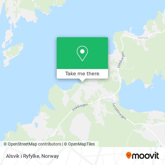 Alsvik i Ryfylke map