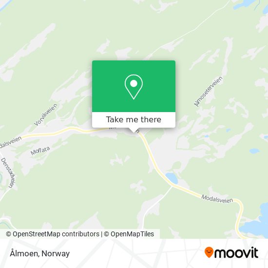 Ålmoen map