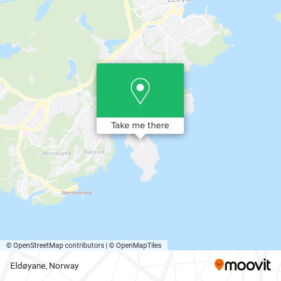 Eldøyane map