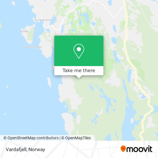 Vardafjell map