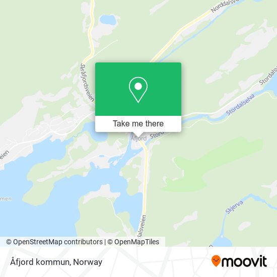 Åfjord kommun map