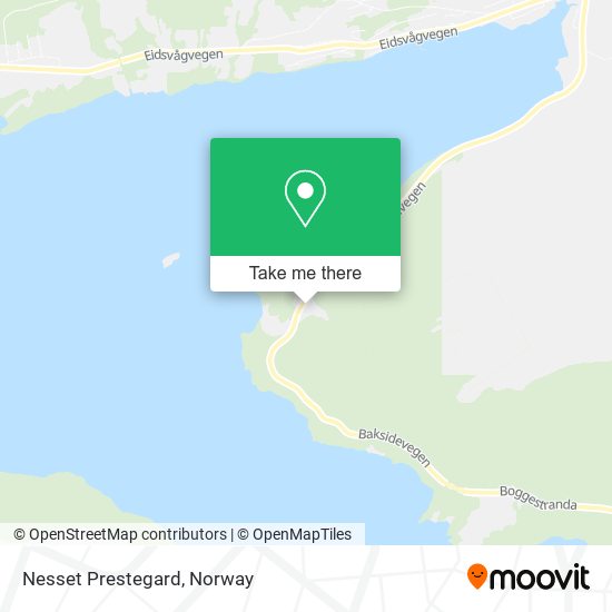 Nesset Prestegard map