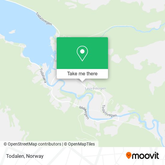 Todalen map