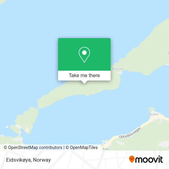 Eidsvikøya map