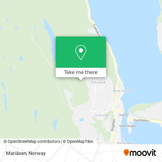 Mariåsen map