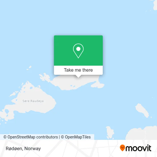 Rødøen map