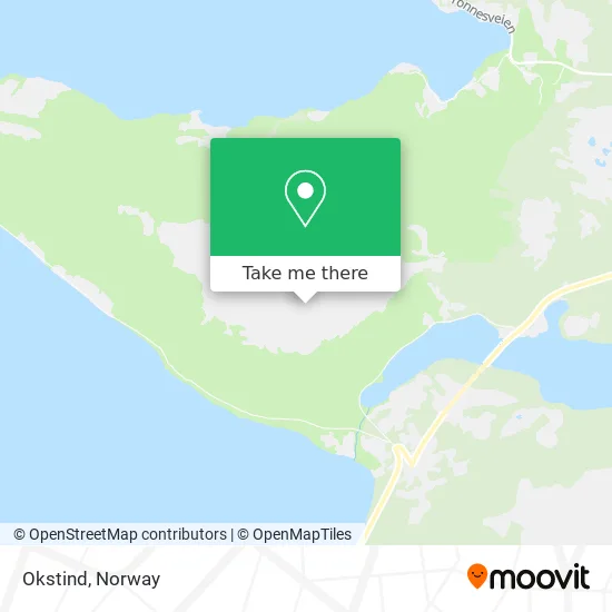 Okstind map