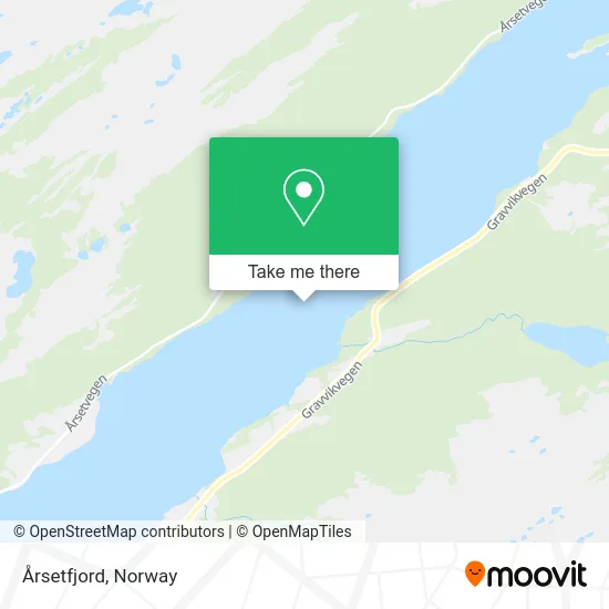 Årsetfjord map