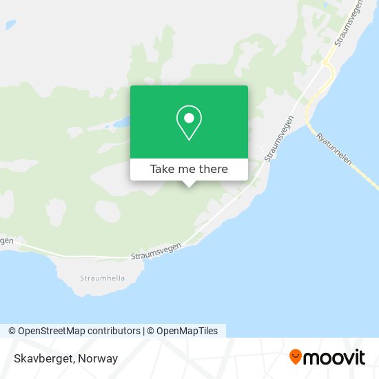 Skavberget map