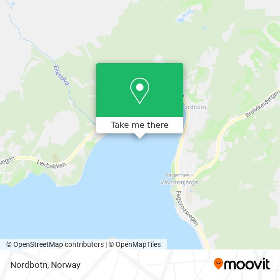 Nordbotn map