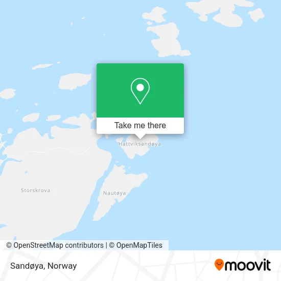 Sandøya map