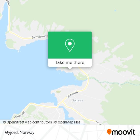 Øyjord map