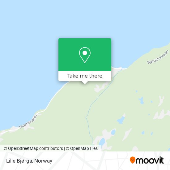 Lille Bjørga map